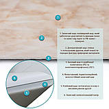 Вінілова плитка, що самоклеїться, вологостійка 60х30 см для обробки стін і підлоги в інтер'єрі різних стилів., фото 3