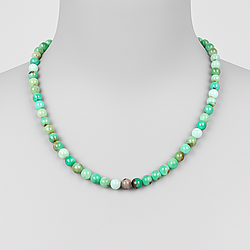 Хризопраз Ø6,5 намисто, 0647ОХ