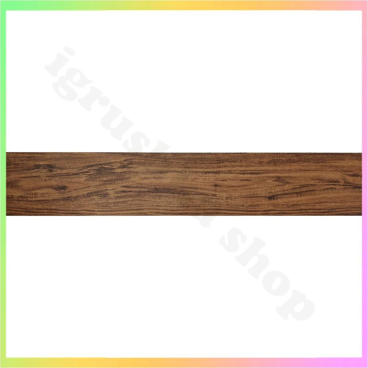 Вінілова самоклеюча плитка під ламінат темне дерево для стін та підлог 152х914х15 мм 0 138 м², фото 1