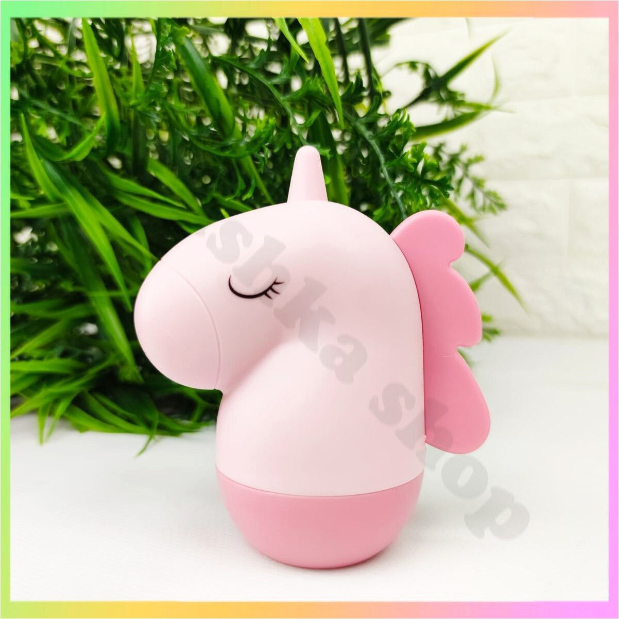 Манікюрний набір для дітей Єдиноріг рожевий безпечні інструменти для догляду за нігтями малюка 4 предмети манікюрний набір, фото 1