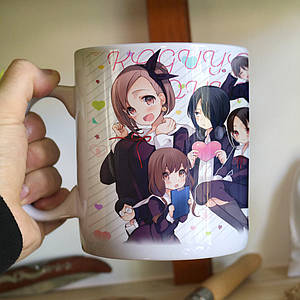 Чашка 330мл Kaguya-sama wa Kokurasetai "Персонажі" / Чашка 330мл Пані Кагуя: у коханні як на війні