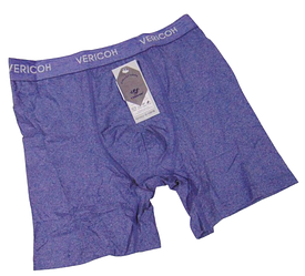 Чоловічі труси боксери подовжені XL сині Vericoh 1267