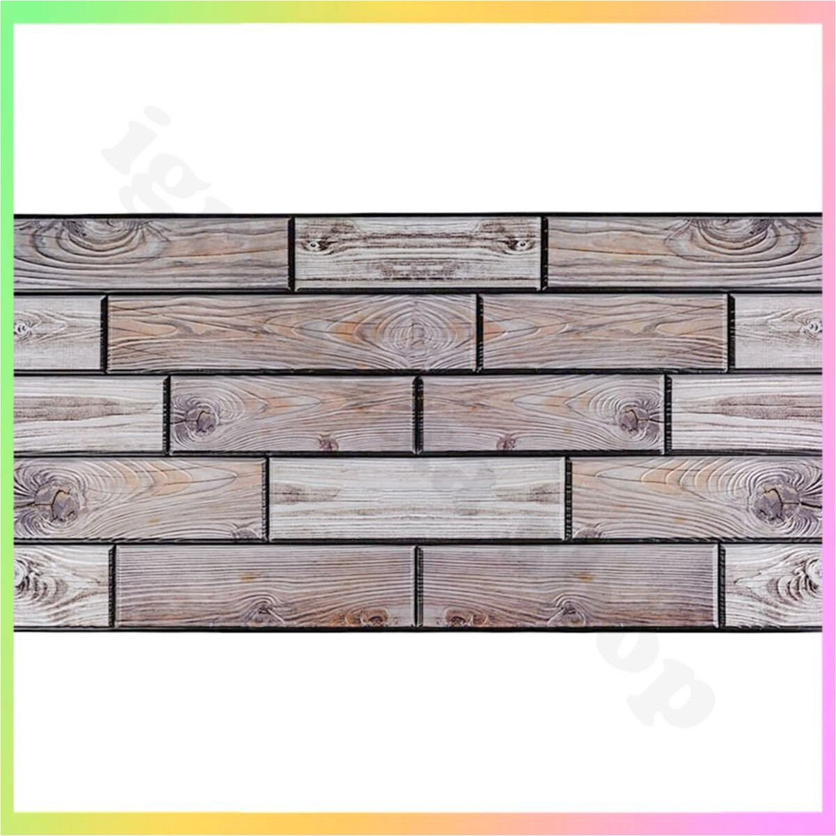 Декоративна панель ПВХ для стін та стель 96х48 см стійкий матеріал для інтер'єрів, фото 1