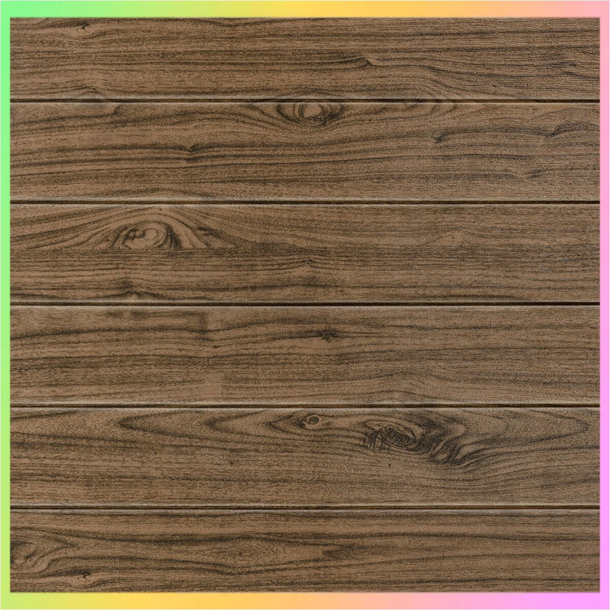 Декоративна 3D панель, що самоклеїться, під темний дуб для кухні ванної кімнати 70x70 см інтер'єрний декор, фото 1