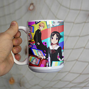 Чашка 330мл Kaguya-sama wa Kokurasetai "Телевізори" / Чашка 330мл Пані Кагуя: у коханні як на війні 425