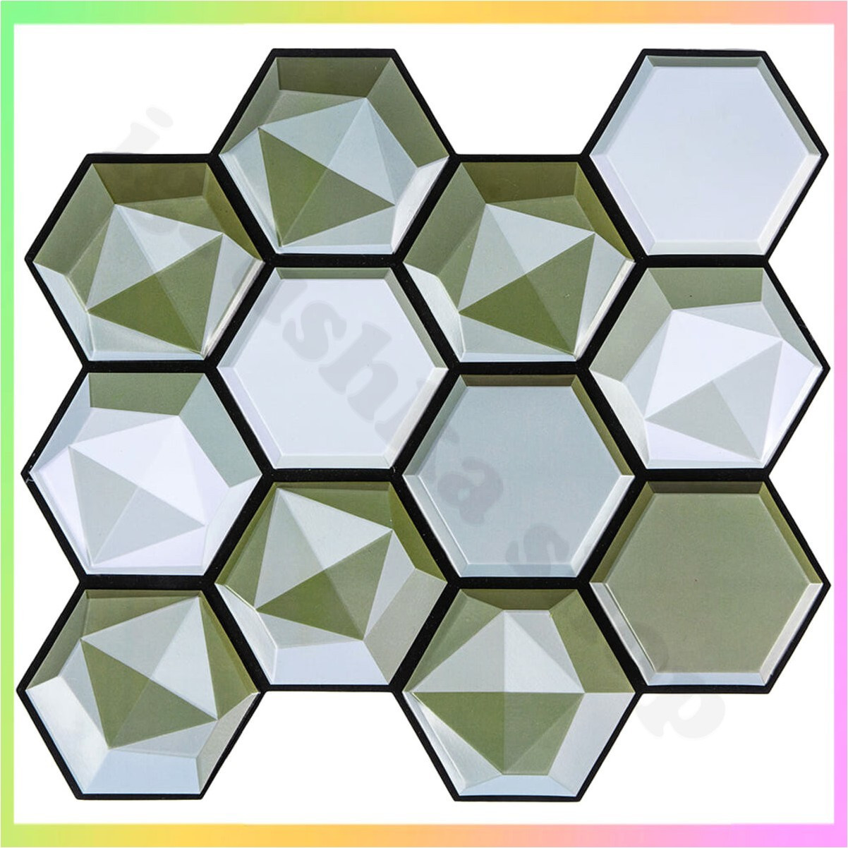 Декоративна плитка ПВХ, що самоклеїться, для стін і стель імітація натурального каменю і дерева 28х30 см, фото 1