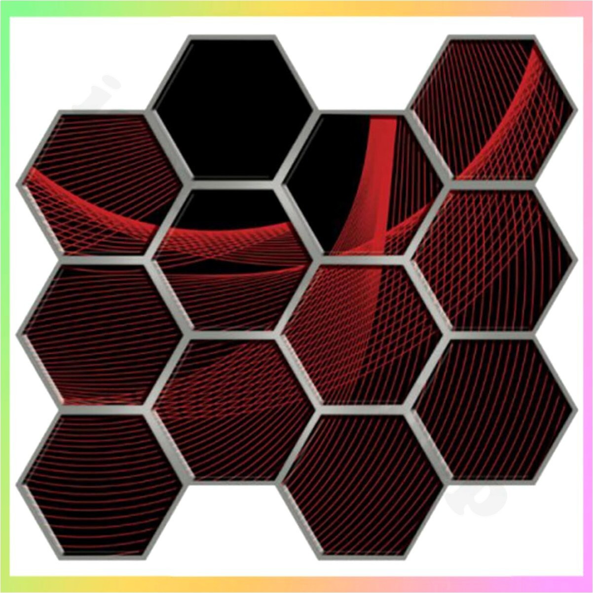 Декоративна плитка ПВХ, що самоклеїться, для стін стель імітація натуральних матеріалів 28х30 см вологостійка антистатична, фото 1