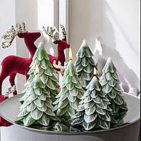 Молд "Ялинка" для свічки. Дуже м'який та еластичний топ силікон, 1 шт.