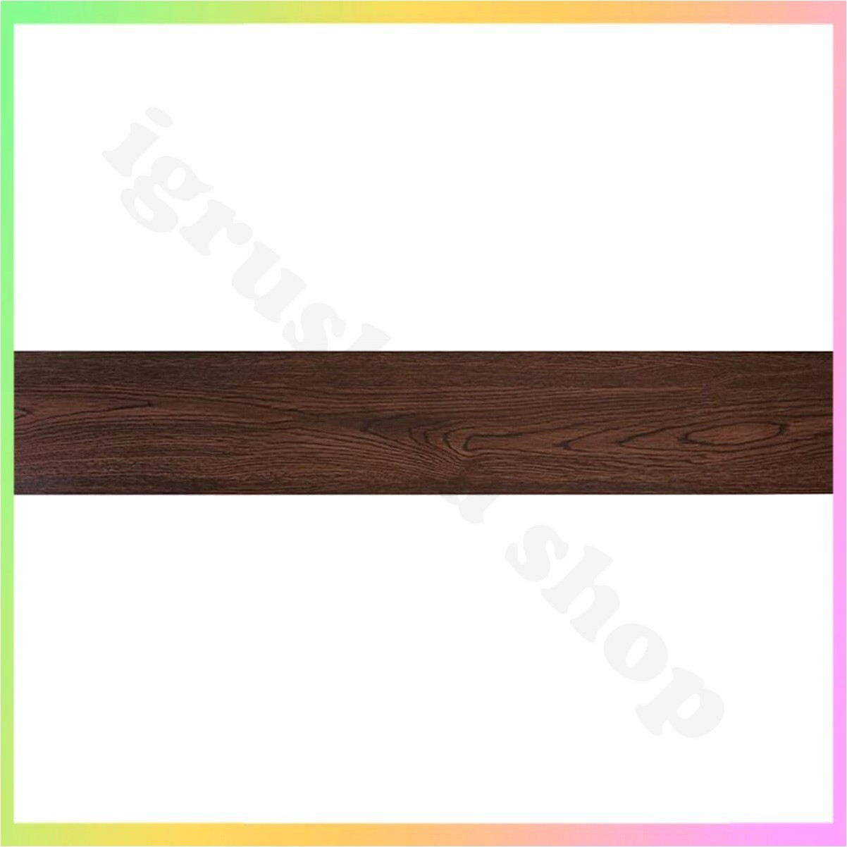 Вінілова плитка самоклеюча під ламінат матова венге 152х914 мм для підлоги та стін 1 шт, фото 1