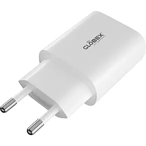 МЗП блочок 12W 2USB-A 12WAC white Globex UA UCRF, фото 3