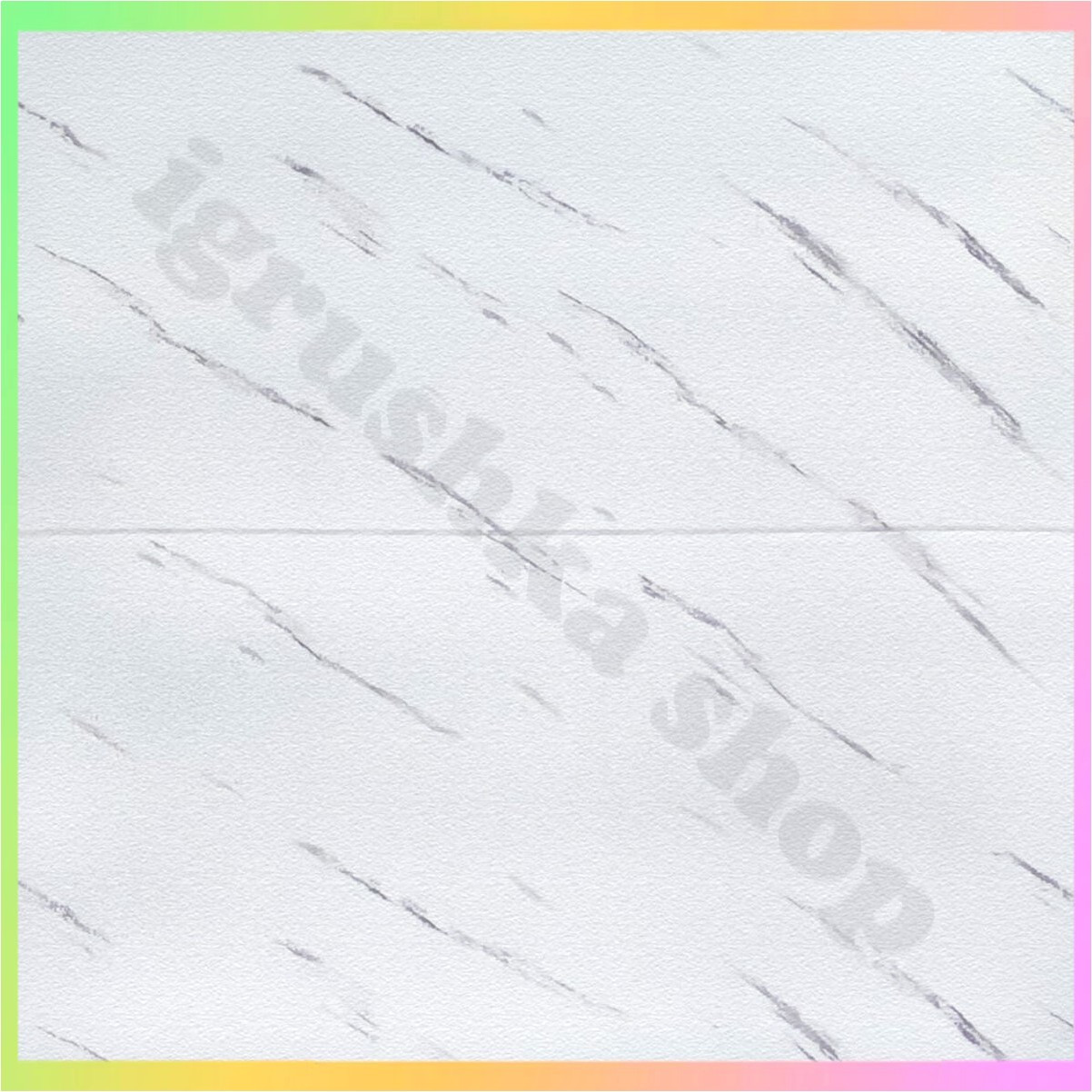 Самоклеюча 3D панель біла мармурова плитка 70х70 см легкий монтаж гіпоалергенна теплоізоляція для стін, фото 1