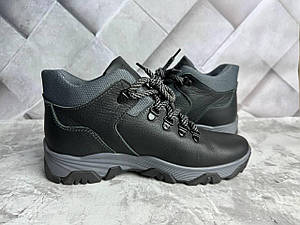 Зимові підліткові черевики з натуральної шкіри 080 (37р)