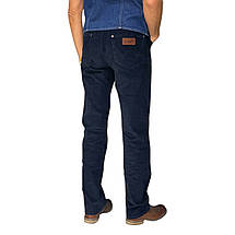 Джинси вельветові Wrangler 100% cotton Dark Blue, фото 3