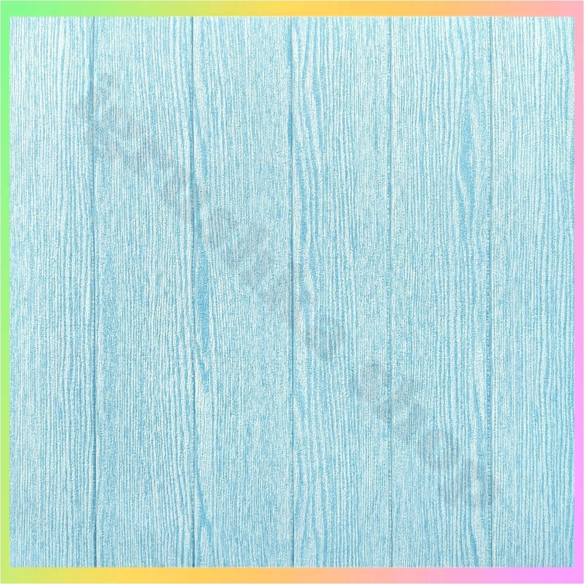 Самоклеюча 3D панель блакитне дерево для стін 70х70 см без пилу та шуму для ремонту квартири та офісу, фото 1