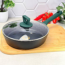 Пательня з кришкою Ringel Herbal 24 см RG-1101-24h/L