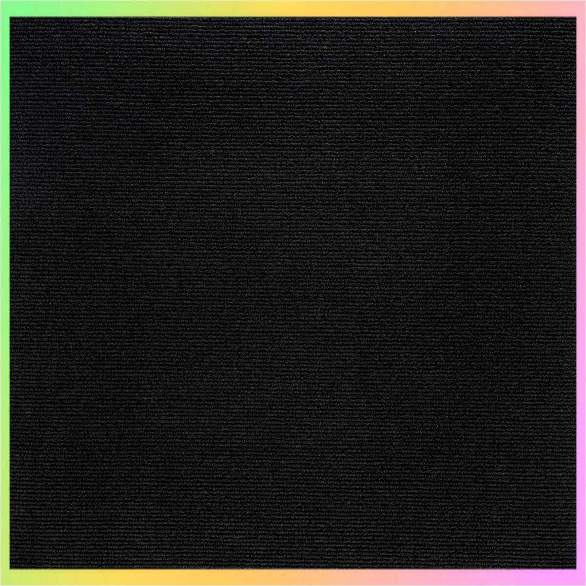 Ковролінова плитка чорна самоклеюча 60х60 см для обробки підлоги стін декорування приміщень інтер'єрів, фото 1