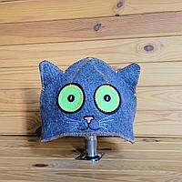 Шапка для сауни G "Котик Шотландський" геотекстиль