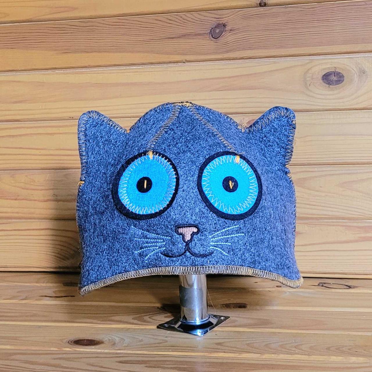 Шапка для сауни G "Котик Сіамський" геотекстиль