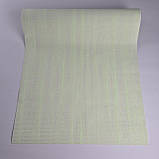 Шпалери вінілові на флізеліні 0.53 × 10.05 м Marburg 57229, салатові для спальні, вітальні, коридору, фото 5