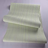 Шпалери вінілові на флізеліні 0.53 × 10.05 м Marburg 57229, салатові для спальні, вітальні, коридору, фото 4