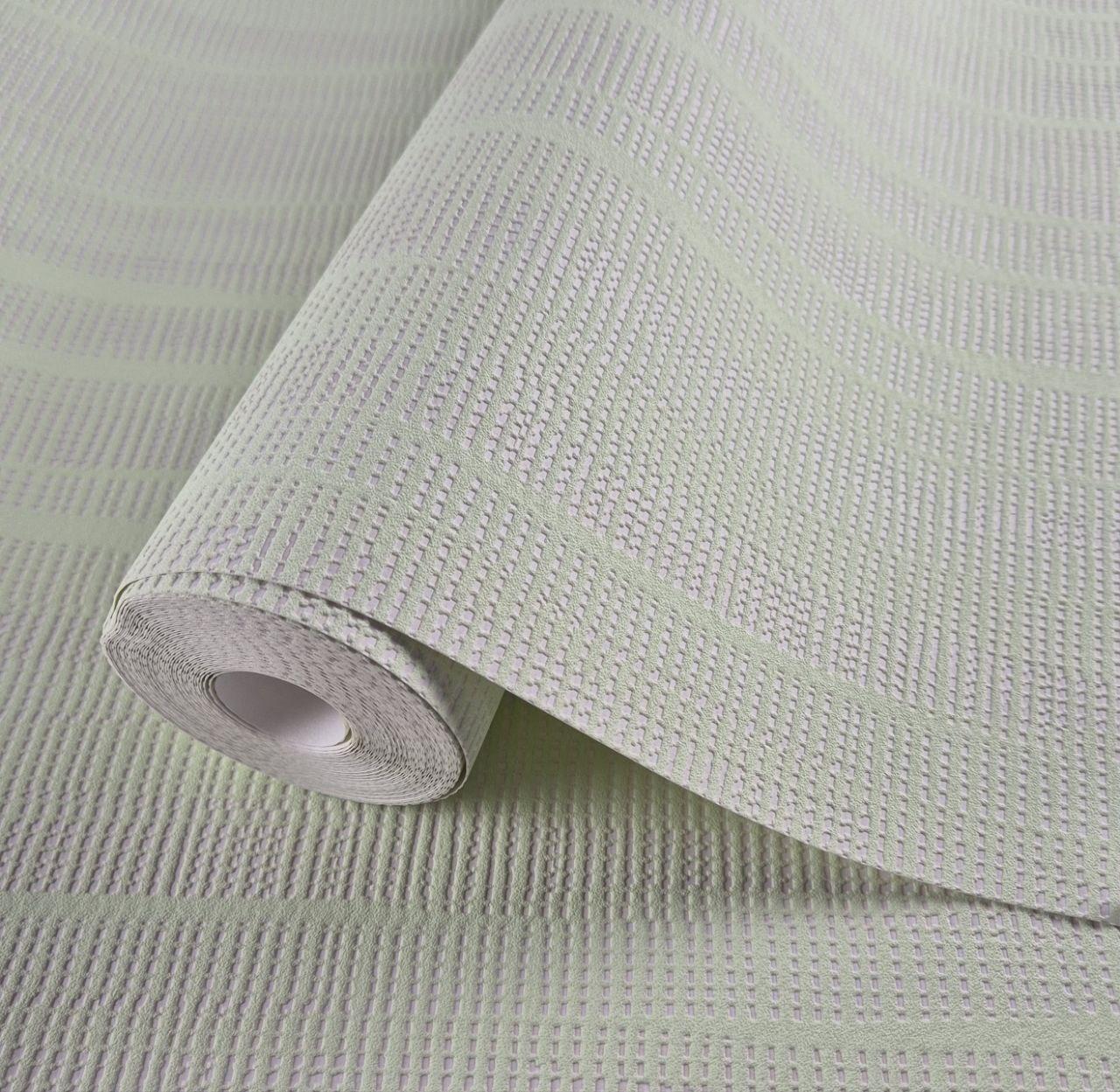 Шпалери вінілові на флізеліні 0.53 × 10.05 м Marburg 57229, салатові для спальні, вітальні, коридору, фото 1