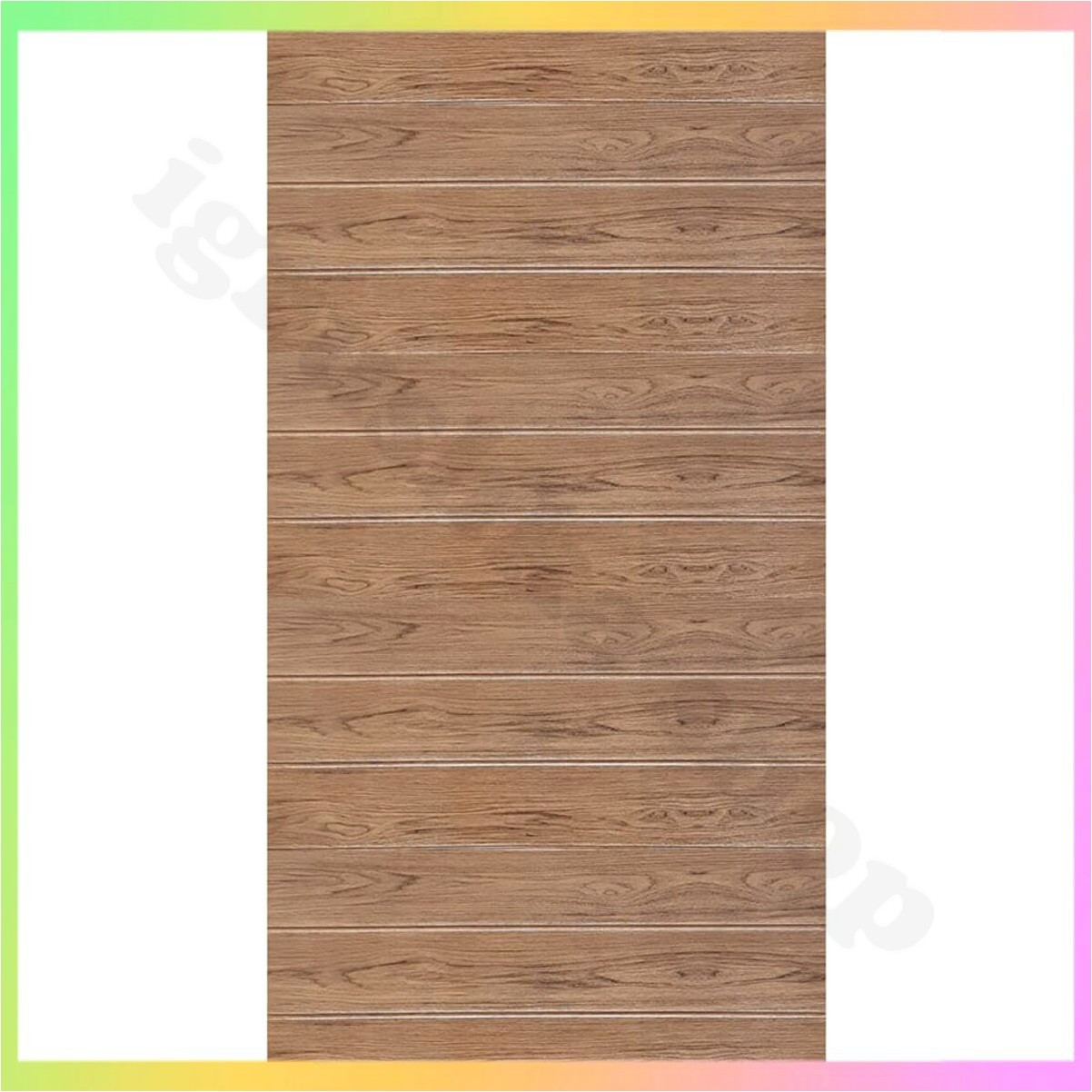 Самоклеюча 3D панель рулонна для стін світлий дуб легкий монтаж ремонт без пилу та сміття 280х70 см, фото 1