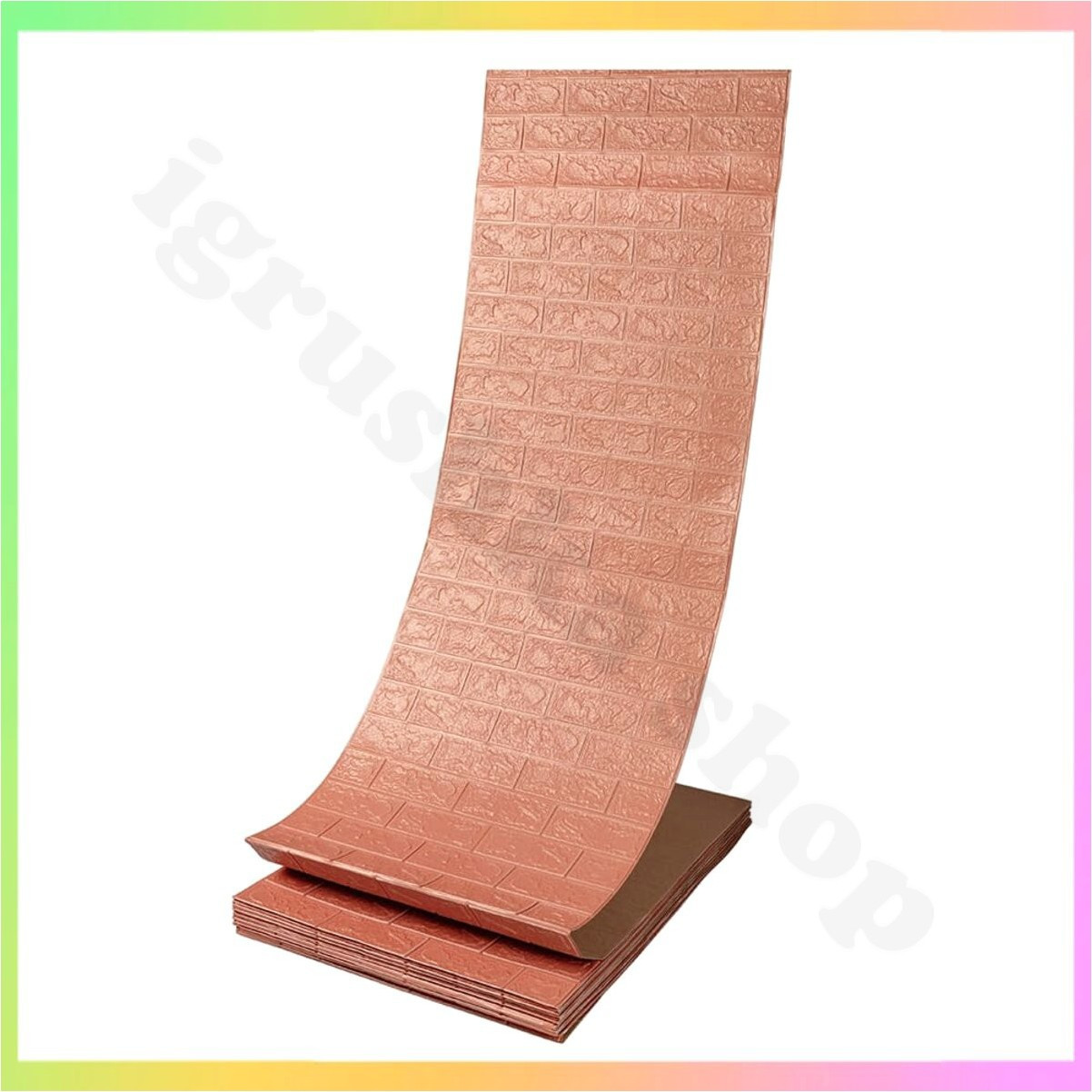 Самоклеюча 3D панель рулон 19600х700х3мм спінений поліпропілен для стін декор інтер'єр ремонт шумоізоляція утеплювач, фото 1