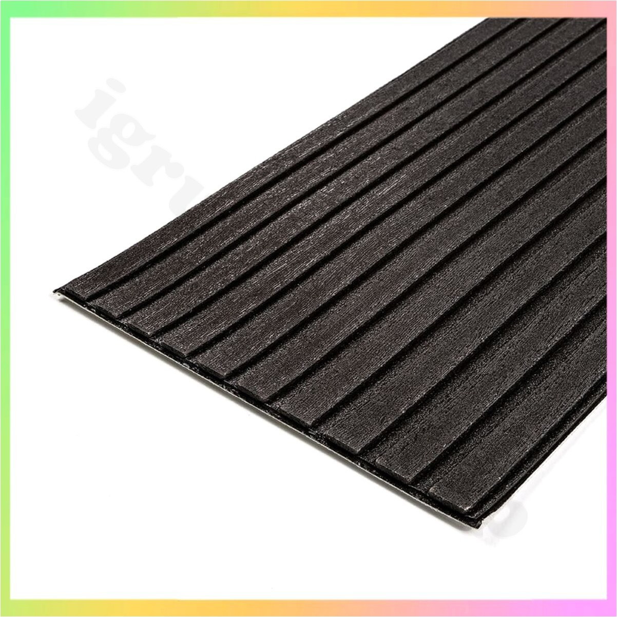 Самоклеючі 3D панелі для стін із поліпропілену чорного кольору 290х350 см для декору теплоізоляції оздоблення інтер'єру, фото 1