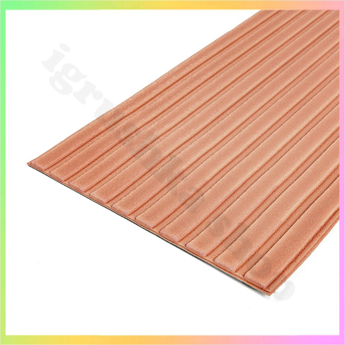 Панелі 3D самоклеючі для стін із поліпропілену рельєфна цегла пудрового кольору 290х350х6 мм декорування інтер'єру, фото 1