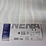 Шпалери вінілові на флізеліні 0.53 × 10.05 м Marburg 57228, молочні з блакитним для спальні, вітальні, коридору, фото 6