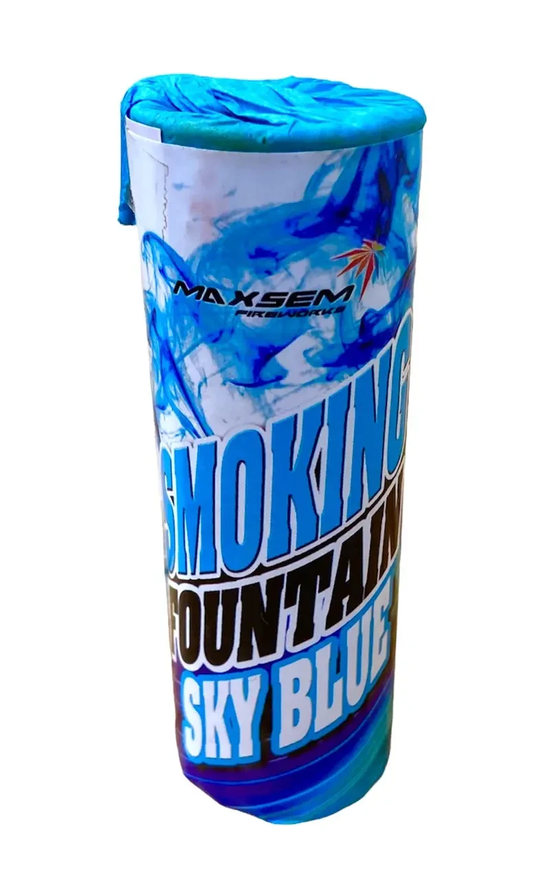 Кольоровий дим Maxsem MA0509 Sky Blue блакитний, 40 с, дим для фотосесі