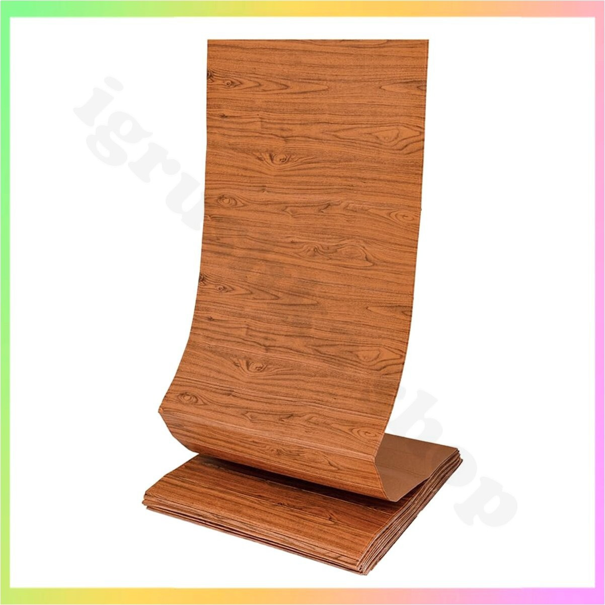 Самоклеюча 3D панель рулон під дерево 19600х700 мм для стін кухні санвузла офісу легкий монтаж шумоізоляція 20 років, фото 1