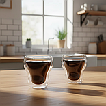 Набір склянок із подвійним дном Herisson 115 мл, 2 шт, фото 7