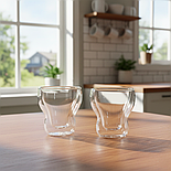 Набір склянок із подвійним дном Herisson 115 мл, 2 шт, фото 8