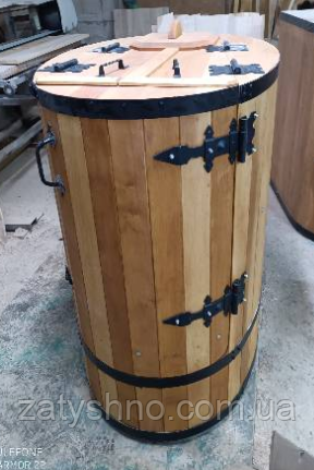 Фітобочка 110x75x130 см  з цікавими занавісами