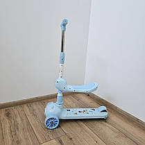 Самокат дитячий балансир 2в1 Avko 001Blue, фото 5