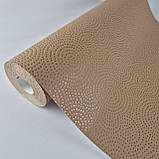 Шпалери вінілові на флізеліні 0.53 × 10.05 м Marburg 57220, коричневі для спальні, вітальні, коридору, фото 5