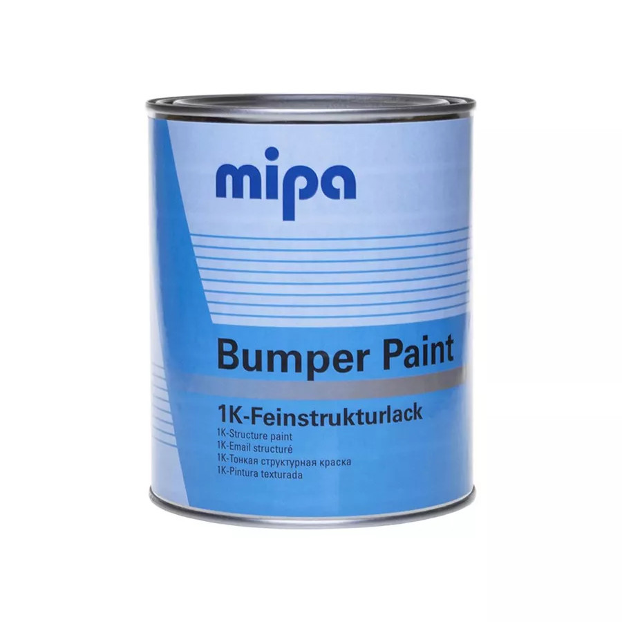 Бамперна фарба (автоемаль) Mipa Bumper Paint чорна 1 л, фото 1