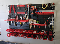 Настінна панель для інструменту 115*78 см Панель для зберігання (Дошка для інструментів у гаражі) Зберігання інструментів на стіні