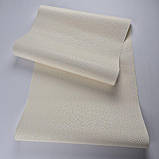 Шпалери вінілові на флізеліні 0.53 × 10.05 м Marburg 57217, молочні для спальні, вітальні, коридору, фото 6