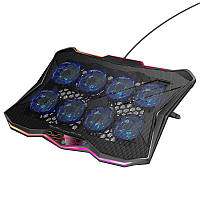 Кулер для ноутбука HOCO RGB DH26, чорний