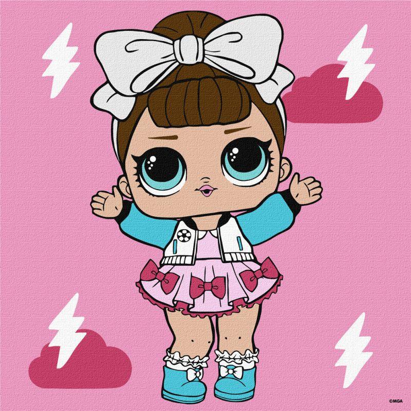 Картина за номерами для дітей "L.O.L Surprise! Game on. Fancy" 25x25см, термопакет, ТМ Ідейка, Україна, фото 1