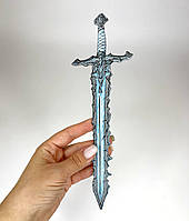 Пластикова 3D закладка для книги Finding Меч об'ємне зображення Блакитний 24.5 × 7.3 см