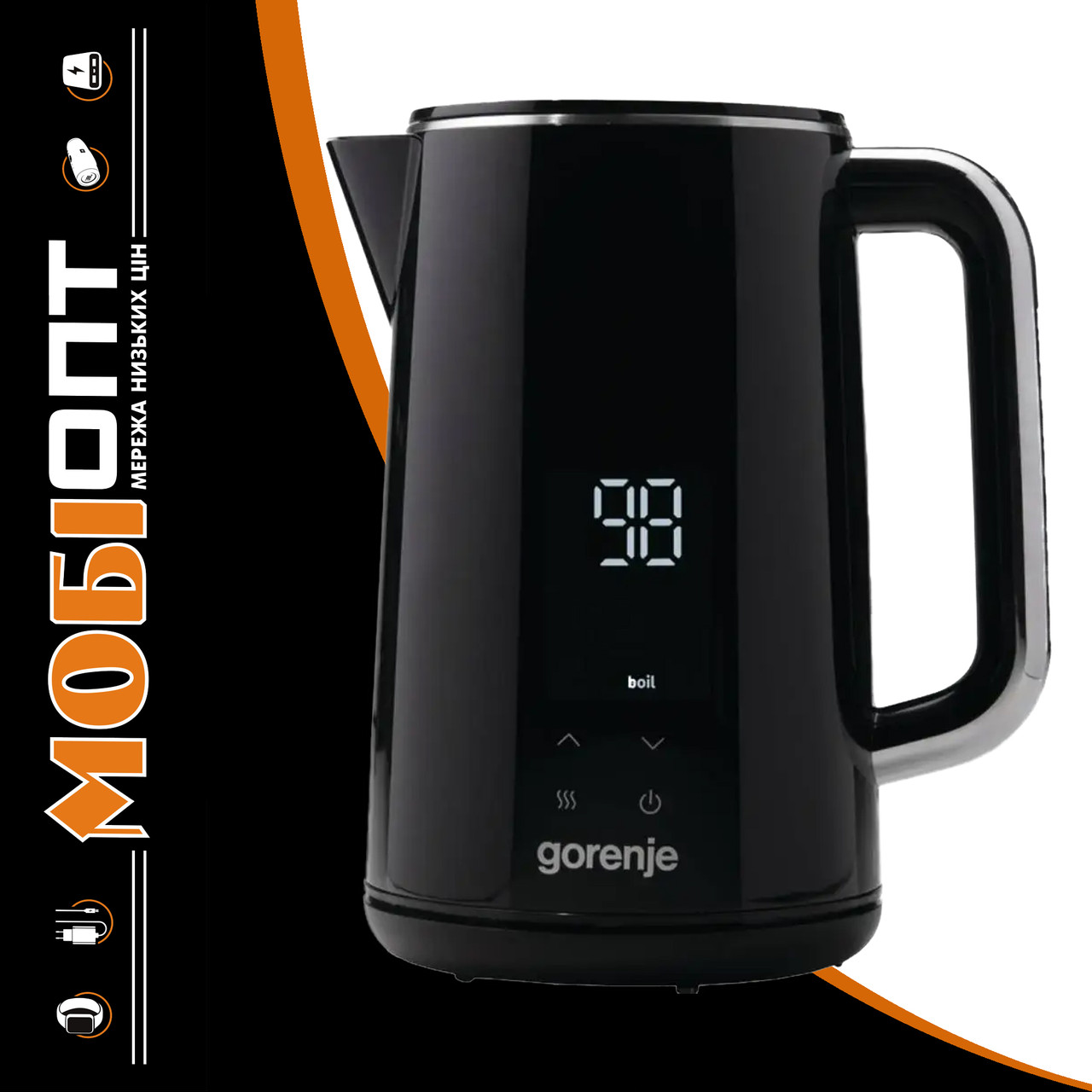 Електрочайник Gorenje K17DWD Black UA