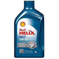 Shell Helix HX7 5W-30 (2000–2025) — Напівсинтетична моторна олива, 1л