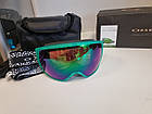 Гірськолижна маска Oakley Flight Tracker M (XM) Black Habitat лінза Prizm Jade + Кейс, фото 2
