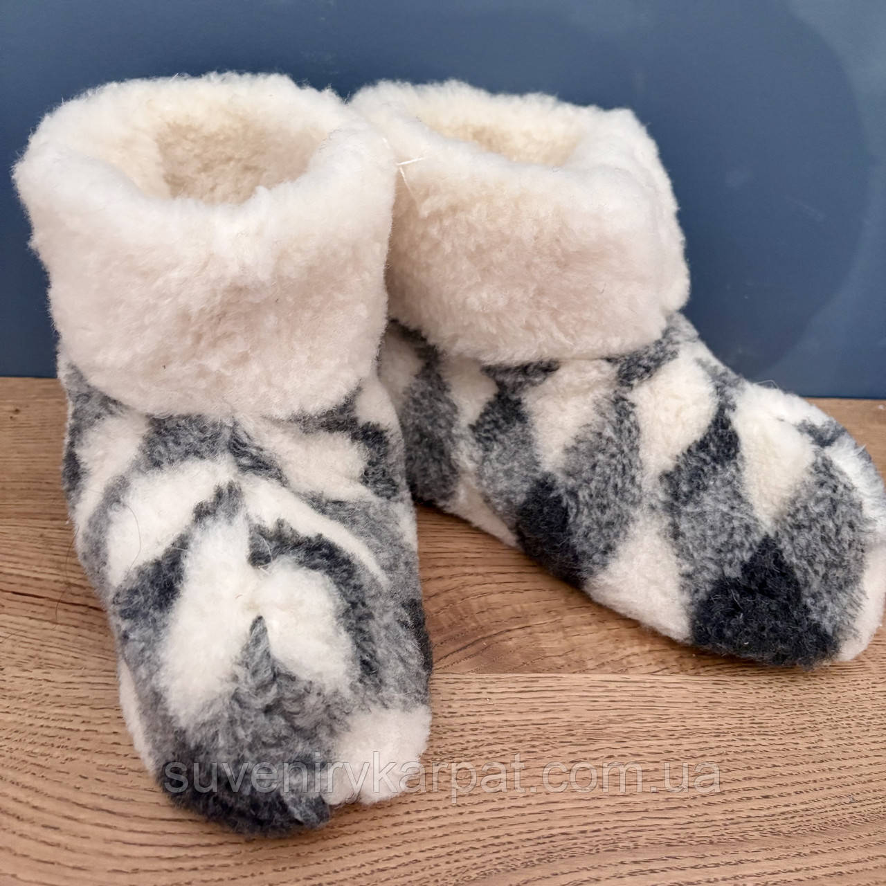 Чуні класичні з овечої шерсті розміри від 36 до 45, фото 1