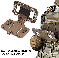 Тактический держатель для телефона с креплением MOLLE на плитоноске, бронижилет Тактическое крепление - чехол для смартфона
