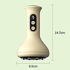 Масажер антицелюлітний, з підігрівом + Подарунок Фітнес резинки 5шт / Акумуляторний масажер для тіла / Масажер від целюліту, фото 6