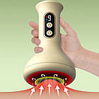 Масажер антицелюлітний, з підігрівом + Подарунок Фітнес резинки 5шт / Акумуляторний масажер для тіла / Масажер від целюліту, фото 3